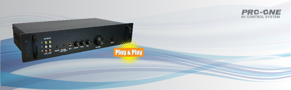 PRO-ONE - AV Control System banner